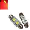 C5W 31MM 2X 5050SMD LED Rood