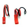 JST connector set incl. bedrading (male/female)