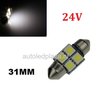 24V C5W Festoon 31MM 4x 5050SMD LED wit