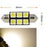 Festoon C5W 6x 5050smd LED Warm wit 4300K 120Lumen 39mm