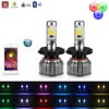 HIR2 9012 LED dimlicht + RGB Demon eyes incl Bluetooth bediening