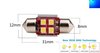 C5W/C10W buislamp 31mm 4x 3030SMD LED Canbus blauw 10V~24V