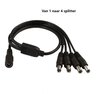 4 weg voeding splitter 9/12V jack connectors