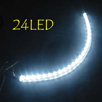 24 LED flexibele strip 27 cm