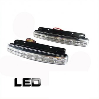 LED-dagrijverlichting 8 LED&rsquo;s