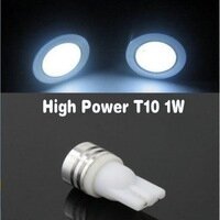 T10 W5W 1x 1W COB LED high power Xenon wit