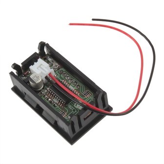 Mini digitale voltmeter 4.5-30V Voltage Panel Meter in Rode LED uitvoering