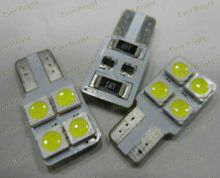 W5W T10 Canbus 4x 5050SMD LED eenzijdig
