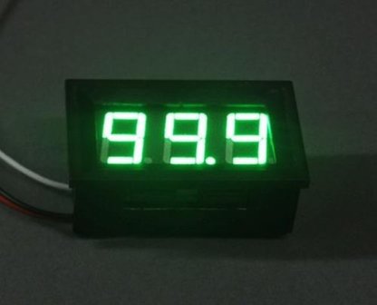 Mini digitale voltmeter 4.5-30V Voltage Panel Meter in Groene LED uitvoering
