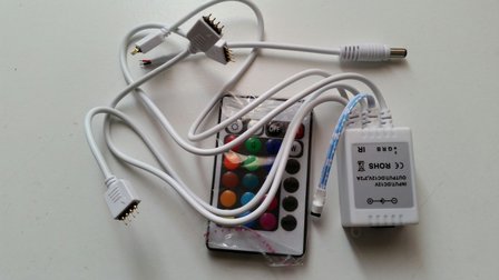 4 channel RGB controller unit incl. remote