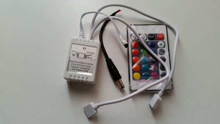 2 channel RGB controller unit incl. remote