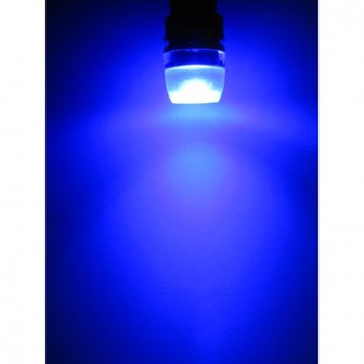 (new) W5W T10 1W highpower glow-head LED blauw