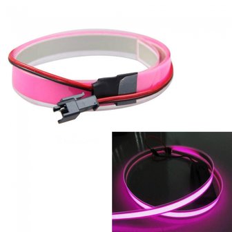 12V Neon EL-strip pink/paars