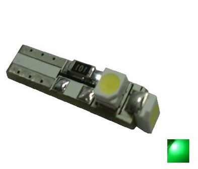 Canbus T5 3x 1210SMD LED groen
