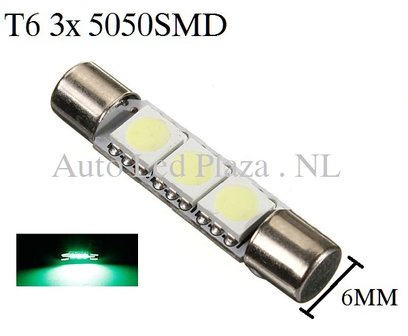 T6 28MM LED buislamp Groen