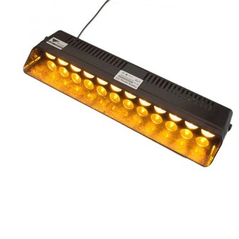 12 LED Oranje Waarschuwing&nbsp;Strobe High power LED flash knipperlicht&nbsp;