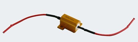 25W 8 ohm resistor Canbus weerstand ( en knipperlicht decoder)