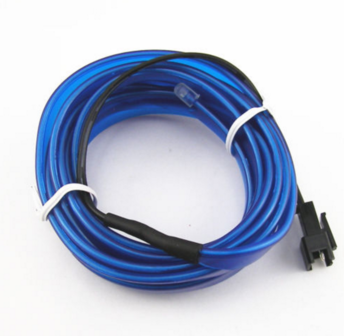 EL wire blauw 4m