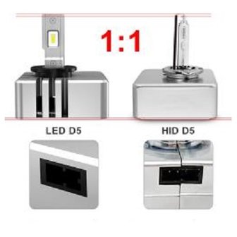 D5 D5S D5R&nbsp;Xenon plug and play set naar LED dimlicht 01