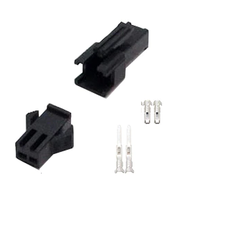 SM connector set 2 pins male/female
