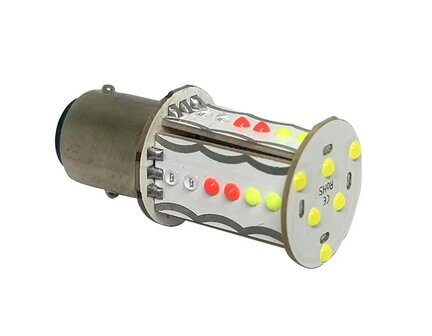 BAY15D RGB 30x 1210SMD LED (for styling use only!!)