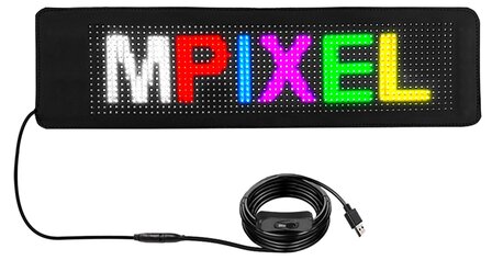 Multi RGB-Pixel flexibel en buigzaam message board 0