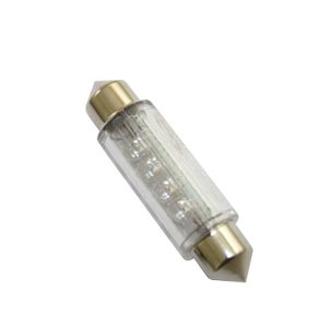 Wit 42mm 8-LED Festoon Dome Car Bulbs 211-2 212-2