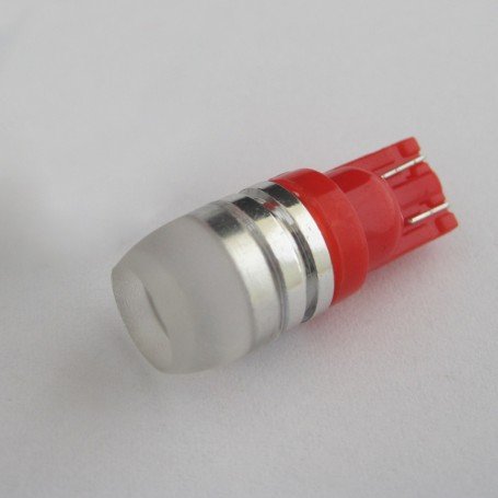 (new) W5W T10 1W highpower glow-head LED rood