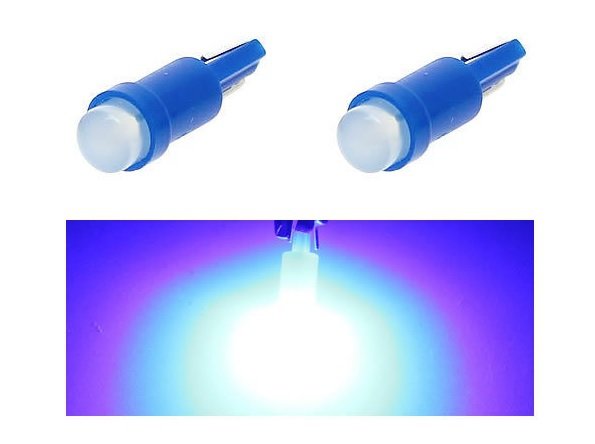 T5 0,5W COB Glow LED blauw