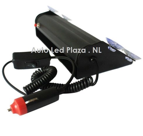 rood blauw 8x highpower led flash strobe module met zuignap