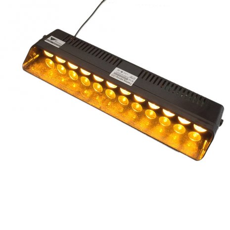 12 LED Oranje Waarschuwing Strobe High power LED flash knipperlicht 