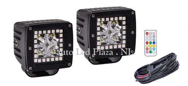 RGB dreamcolor 18W highpower Cree led spot incl remote controll