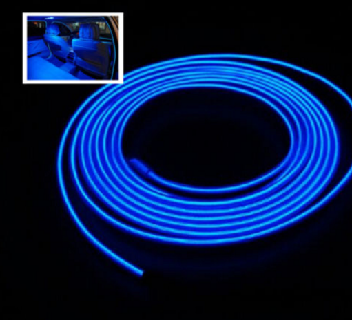 EL wire blauw 4m