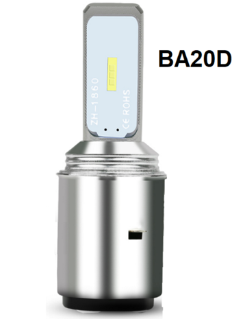 BA20D 2X 1860SMD high power LED chip 12V xenon wit