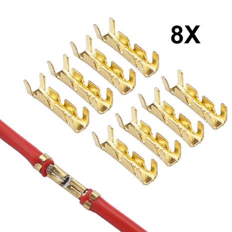 Verbinding connector fascia 8 stuks 0.3-1.5mm2