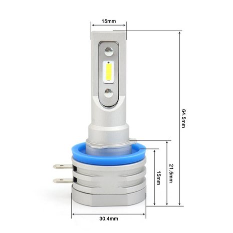 H8B Dimlicht 4000LM 6000K LED compact plug and play 07