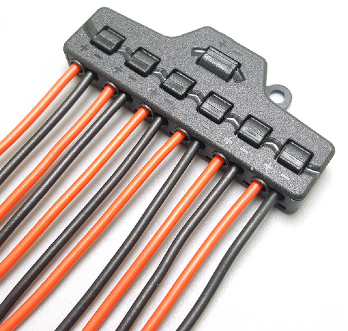 6 Poorten Push-in snel draad connector kabelsplitter