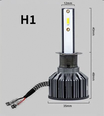 H1 1860 CSP highpower LED 3000K Geel 02