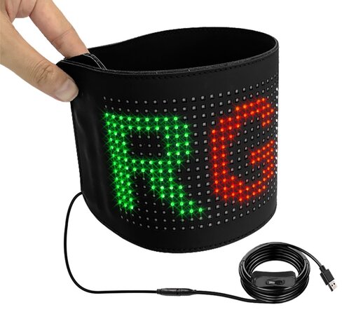 Multi RGB-Pixel flexibel en buigzaam message board