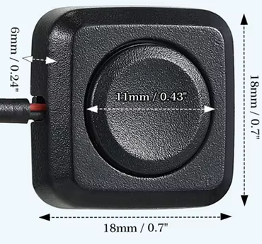 Universele externe moment button voor o.a. strobe flash units 01