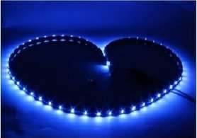 Auto 24V Led strip 90cm blauw