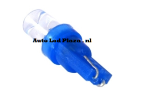 T5 1 LED Blauw plat