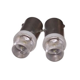 BA9S / H6W 1 LED inverted Geel/amber