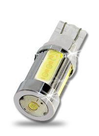 T10 W5W 9 Watt COB High Power Led met lens in de top