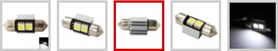 2X 5050SMD LED CanBus Blauw 31mm 2X 5050SMD LED CanBus Blauw 31mm