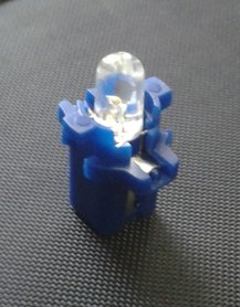 B8.3D 1 led rond blauw