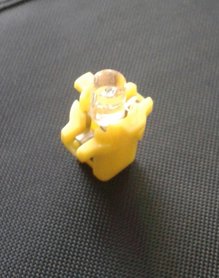 B8.3D 1 led plat geel