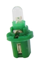 B8.5D 1x LED Rond groen