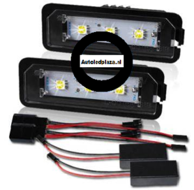 Kenteken LED unit set 3x 5450SMD highpower LED Porsche