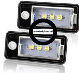 Kenteken LED unit set 3x 5450SMD geschikt voor Audi type 1